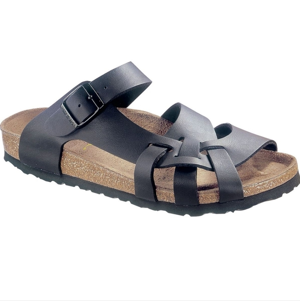 Birkenstock ONLY Left Sandal Amputee Black Leather US 10-10.5 Comfort New